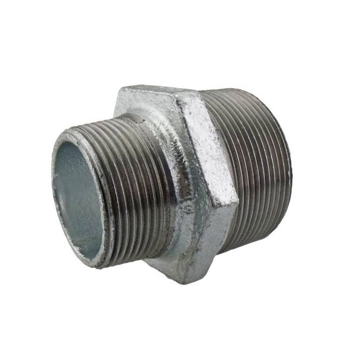 Galvanised Reducing Nipple Male