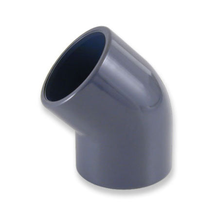 PVC Plain 45° Elbow